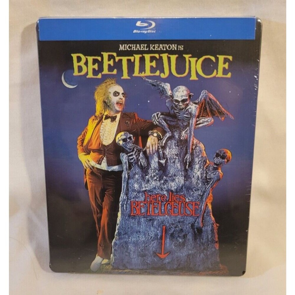 Beetlejuice (1988) Blu-ray Limited Edition Steelbook - Brand New/Sealed
